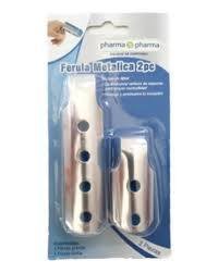 Férula Dedal Metálica  2 Pc