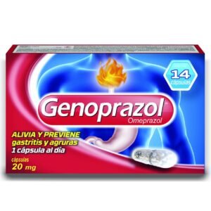 GENOPRAZOL 14 CAPSULAS