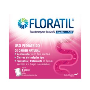 WM Web Floratil Ped 250 Mg 6 Sobres Biocodex 1 pza