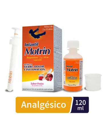 MOTRIN INFANTIL SUSPENSION SABOR FRUTAS 120 ML